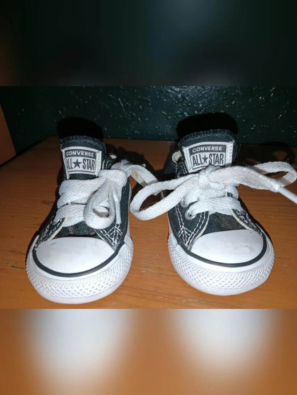 Black Infant Converse